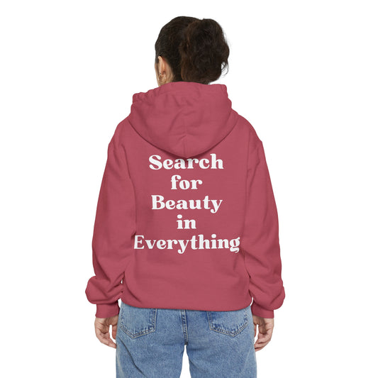 Discover Beauty Everywhere - Unisex Garment-Dyed Hoodie | Divine Intervention Apparel